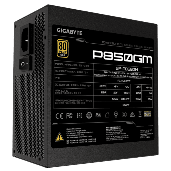 GIGABYTE 850W SMPS GP-P850GM3