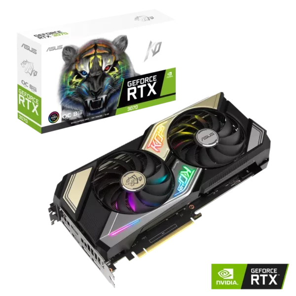 ASUS KO GeForce RTX™ 3070 OC Edition 8GB GDDR6